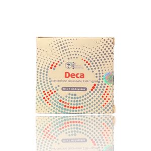 Deca produced by HTP - 250 mg./ml. contains 10 x 1 ml. ampules