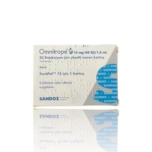 Omnitrope 15mg (45 IU)_1,5ml. by Sandoz